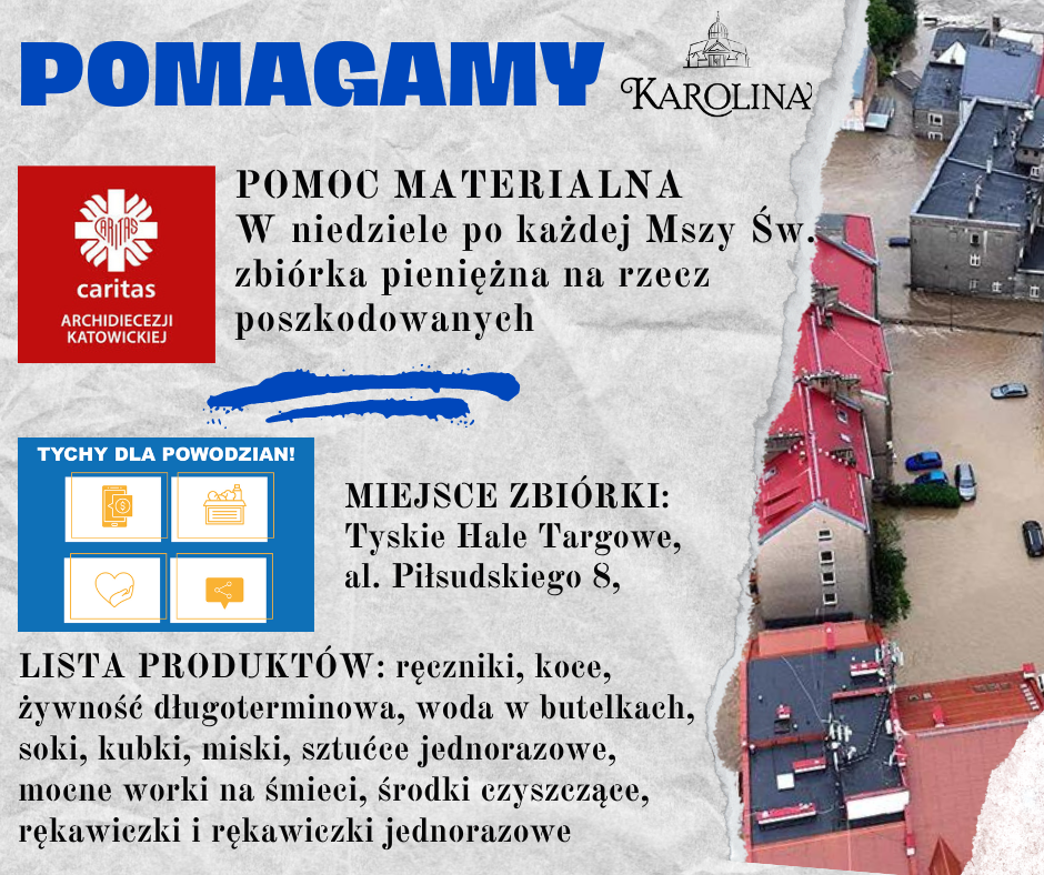 Pomagamy poszkodowanym przez powódź – finansowo i zbiórka darów